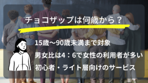 チョコザップ　年齢層